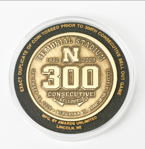 300th Consecutive Sell Out Coin 