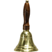 Brass Bell With Wood Handle - AAA - Brass Bell With Wood Handle
