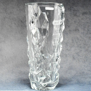 Crystal Iceberg Sculpted Vase 