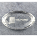 Crystal Oval Multi-Faceted Paperweight - AAA - Crystal Oval Multi-Faceted Paperweight