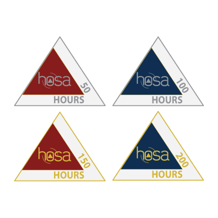 Hour Service Pins - HOSA 