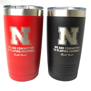 Husker - Committed to Playing Football Tumbler 