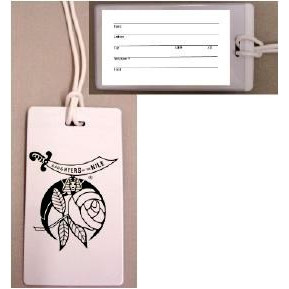 Luggage Tag - w/ card and plastic holder 
