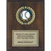 Medallion Cherry Finished Plaque - AAA - Medallion Cherry Finished Plaque