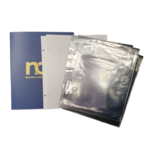 NCA Scrapbook / Filler Pages / Sheet Protectors (Please choose from dropdown as items are sold individually) 