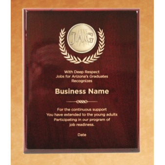 Plaque - Support / Recognition 