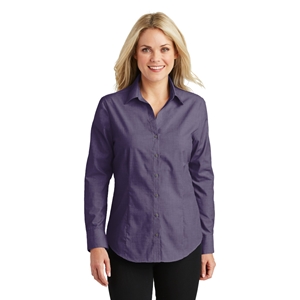 Port Authority® Ladies Crosshatch Easy Care Shirt 