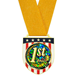 Red White & Blue Shield Medal - AAA - Red White & Blue Shield Medal
