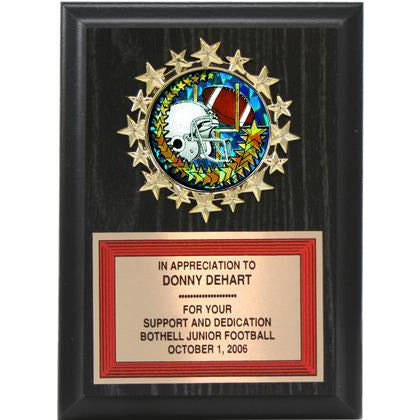 Starburst Medallion Cherry Plaque 