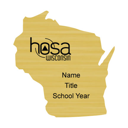 Wisconsin HOSA Name Badge 