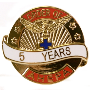 AHEPA Years of Service Lapel Pins - All Years 