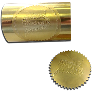 PF-144 Gold Foil Seal - roll of 100 