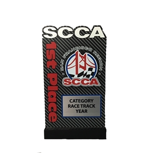 SCCA Carbon Fiber Look Trophy 